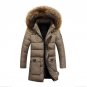 New Casual Fashion Men Winter Duck Jackets Hood Down Coats Parka Mens Stand Collar Warm Solid Thicke