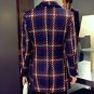winter coat Men single Breasted Coat Men Outerwear plaid Casual Coat Windbreaker Men Coat