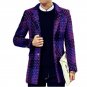 winter coat Men single Breasted Coat Men Outerwear plaid Casual Coat Windbreaker Men Coat