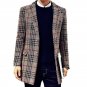 winter coat Men single Breasted Coat Men Outerwear plaid Casual Coat Windbreaker Men Coat