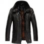 5XL 6XL 7XL Fur collar leather jacket men Suede PU Velvet thicken warm Motorcycle clothing mens leat