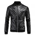 LASPERAL New Winter Jackets Men Fashion Leather Jacket Black Thicker Stand Collar Coats Male Motorcy