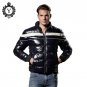 2016 COUTUDI Shiny Down Jacket Coats Navy Short Nylon Jacket Parkas Loose Warm Cheap Men Winter Jack