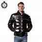 2016 COUTUDI Shiny Down Jacket Coats Navy Short Nylon Jacket Parkas Loose Warm Cheap Men Winter Jack