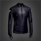 Motorcycle Biker Leather Jacket Men 2017 New Autumn Winter Punk Mens Jaqueta De Couro Masculina Pu L