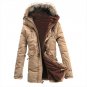 Winter Warm Fleece Parka Dreadnought Trench Jacket Duffle Coat