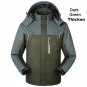New Men Thicken outwear super warm Coat Winter Climb Mountain Jacket Hooded male Parkas Windproof pl