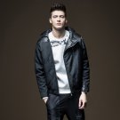 Winter Jackets Mens Made Popular Stitching Jacquard Zipper Cotton-padded Clothes Male B173405125 Tid