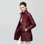 Women Winter Coats White Duck Down Jackets Ultra Light Long Outwear Parka