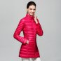 Women Winter Coats White Duck Down Jackets Ultra Light Long Outwear Parka