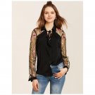 Cotton Black Voguish Dating Day Top