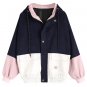 Women Long Sleeve Corduroy Patchwork Oversize Jacket Windbreaker Coat Overcoat