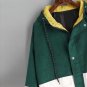 Women Long Sleeve Corduroy Patchwork Oversize Jacket Windbreaker Coat Overcoat