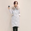 Winter Jacket Women 2017 Autumn Female Winter Down Jacket Coat Large Size Fur Hooded Collar Long Thi