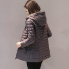 Big size 4XL 5XL hooded women winter jacket outerwear cotton padded casacos de inverno feminino ladi