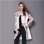 2017 women winter coat embroidered neck long sleeved O button female coat elegant fashion coat