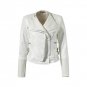 Lily Rosie Girl Gray Zipper Suede Faux Leather Jacket Women Autumn Winter Black Basic Jackets Casual