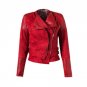Lily Rosie Girl Gray Zipper Suede Faux Leather Jacket Women Autumn Winter Black Basic Jackets Casual