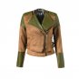 Lily Rosie Girl Gray Zipper Suede Faux Leather Jacket Women Autumn Winter Black Basic Jackets Casual