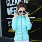 2017 candy color hooded winter women basic jacket cotton padded casaco feminino womens slim short ou