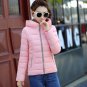 2017 candy color hooded winter women basic jacket cotton padded casaco feminino womens slim short ou