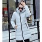 New Wadded Winter Jacket Women Cotton Long Jacket Fashion 2017 Girls Padded Slim Plus Size Hooded Pa