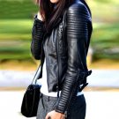 2018 New Fashion Autumn Winter Women Biker Faux Soft Leather Jackets Lady Pu Motorcycle Black Zipper