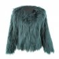 2017 Imitation Fur Overcoat Short Fur Coat Floating Hair Jacket Faux Fox Jackets Hairy Party Winter 