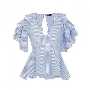 Blue Stripes Blouse