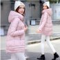 APOENGE Women\'s Winter Jackets 2017 New Padded-Cotton Coats Medium-Long Hooded Overcoats Female Thi