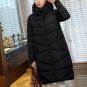 2017 Winter New Fashion Long Coat Slim Thickened Turtleneck Warm Jacket Cotton Padded Zipper Plus Si