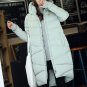 2017 Winter New Fashion Long Coat Slim Thickened Turtleneck Warm Jacket Cotton Padded Zipper Plus Si
