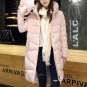 2017 Winter New Fashion Long Coat Slim Thickened Turtleneck Warm Jacket Cotton Padded Zipper Plus Si