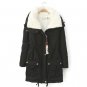 Winter Women coat Thick Warm Turn Down Collar Women Jacket Coat Fashion new Jackets Female Parka JT3
