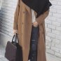 2017 Women\'S Harajuku Korean Winter Woolen Jacket Double-Breasted Long Paragraph Loose Straight Woo