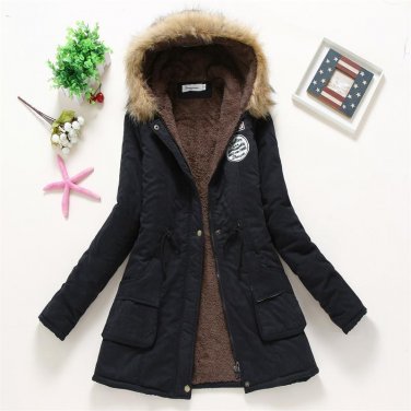 STAINLIZARD Thick Women Winter Coat Casual Cotton Autumn Parkas Hooded Long Outwear Women Clothing W