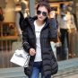 Winter women jacket long cotton Coat super large collar parka coat plus size thick Nagymaros collar 
