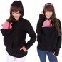 Winter Women Baby Carrier Jacket Kangaroo hoodie Maternity Outerwear for Pregnant Thickened Pregnanc