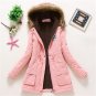 TEMOFON Hot Sale Women Slim Coats Parka Solid New Fashion Hooded Women Casual Jackets Long Winter Wa
