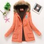 TEMOFON Hot Sale Women Slim Coats Parka Solid New Fashion Hooded Women Casual Jackets Long Winter Wa
