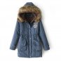TEMOFON Hot Sale Women Slim Coats Parka Solid New Fashion Hooded Women Casual Jackets Long Winter Wa