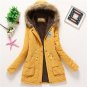 TEMOFON Hot Sale Women Slim Coats Parka Solid New Fashion Hooded Women Casual Jackets Long Winter Wa