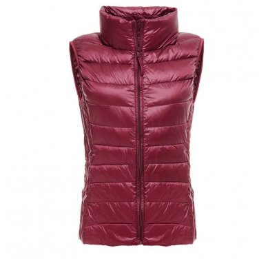 Preself Vest Sleeveless Jacket Ultralight Duck Down Winter Outerwear Coat Vests Colete Feminino Wome