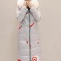 2017 Limited Rushed Standard Zipper Full Ukraine Winter Women Coat Korean Slim Removable Printing Pa