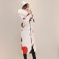 2017 Limited Rushed Standard Zipper Full Ukraine Winter Women Coat Korean Slim Removable Printing Pa