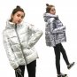 Silver Bright Jacket Coat Women Winter Warm Down Cotton Padded Short Parkas Bread Style new Autumn F