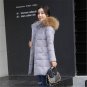 2017 Winter Coat Women Faux Fur Collar Zippers Pockets Coats Ladies Cotton-padded Jacket Womens Park