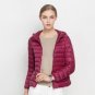 2017 New Women Winter Jacket Ultra Light White Duck Down Jacket Fashion Warm Slim Hooded Down Coat f