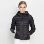 2017 New Women Winter Jacket Ultra Light White Duck Down Jacket Fashion Warm Slim Hooded Down Coat f