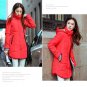 Plus size Candy color Slim Cotton coat women Parka 6XL Autumn winter jacket Women Thick Hooded Cotto